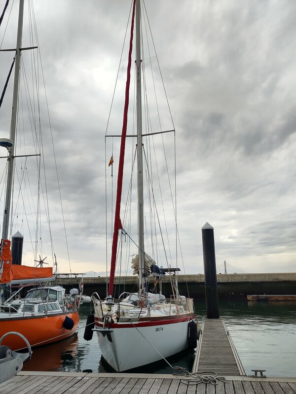 Arrival in Cadiz